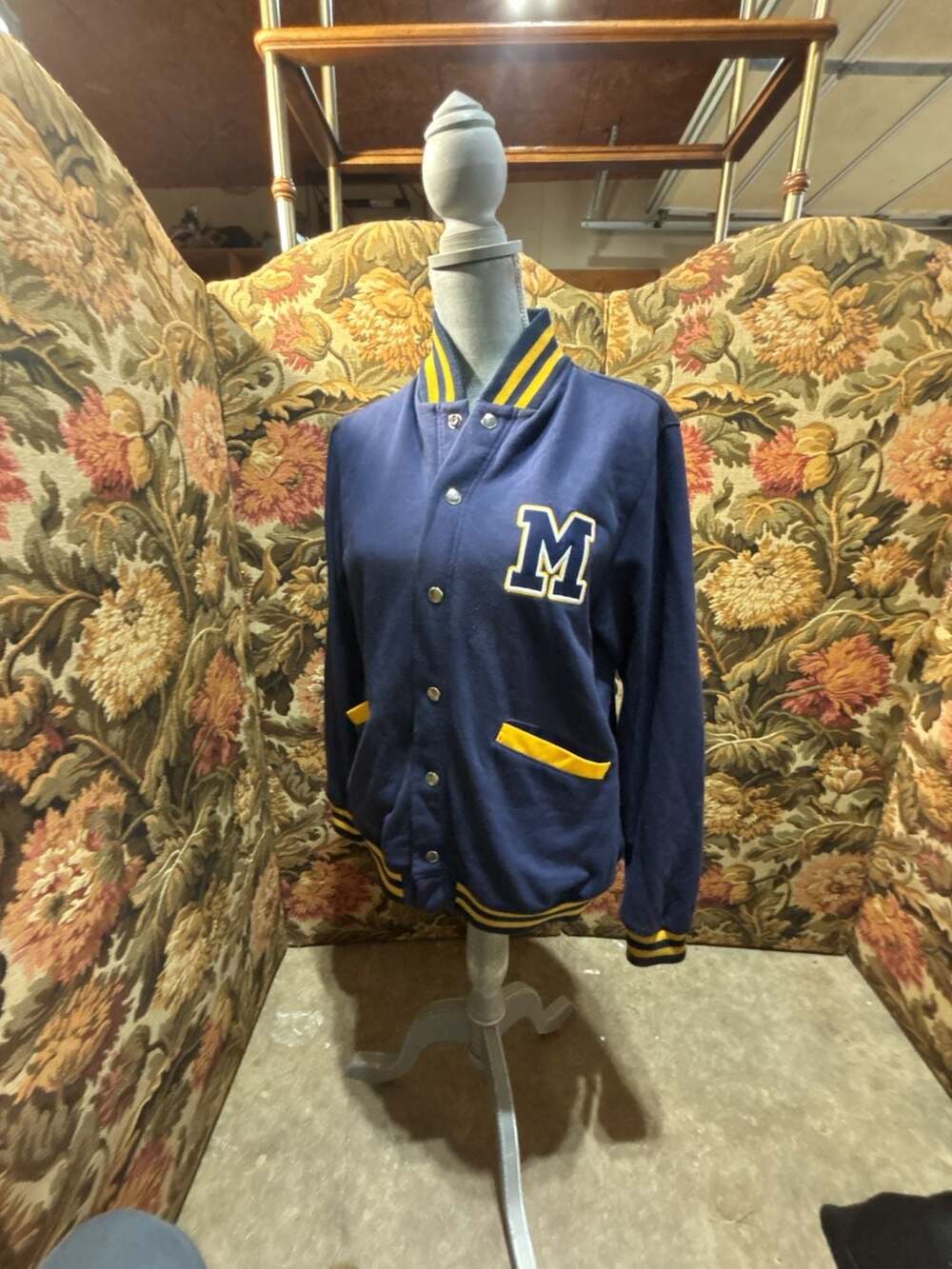 Reebok Michigan Gridiron Classic Varsity Jacket Size 16